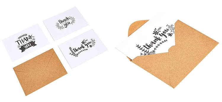 thank you  card with envelope