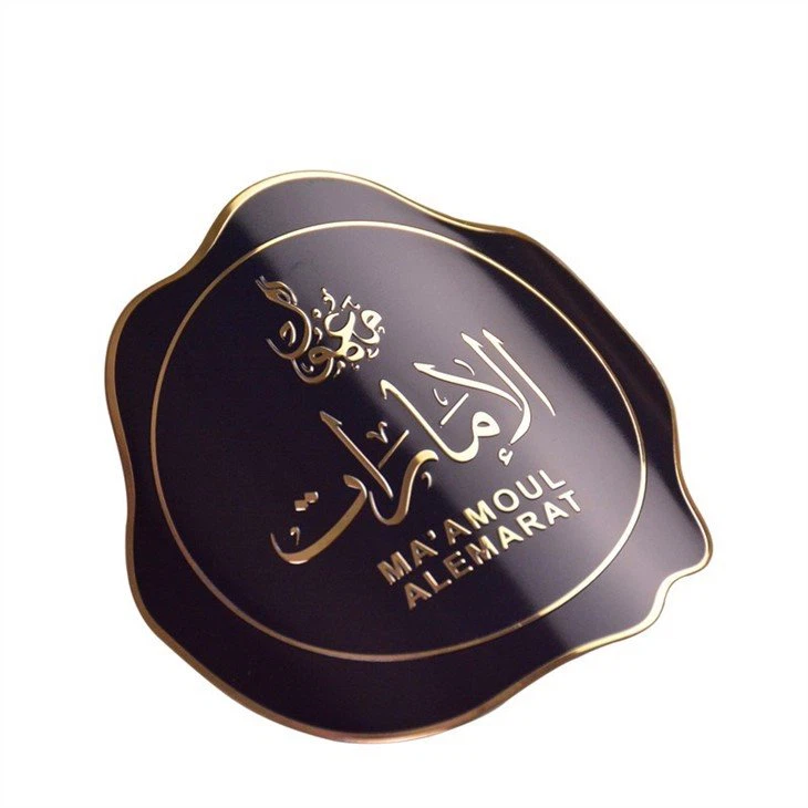 gold foil sticker labels custom printing